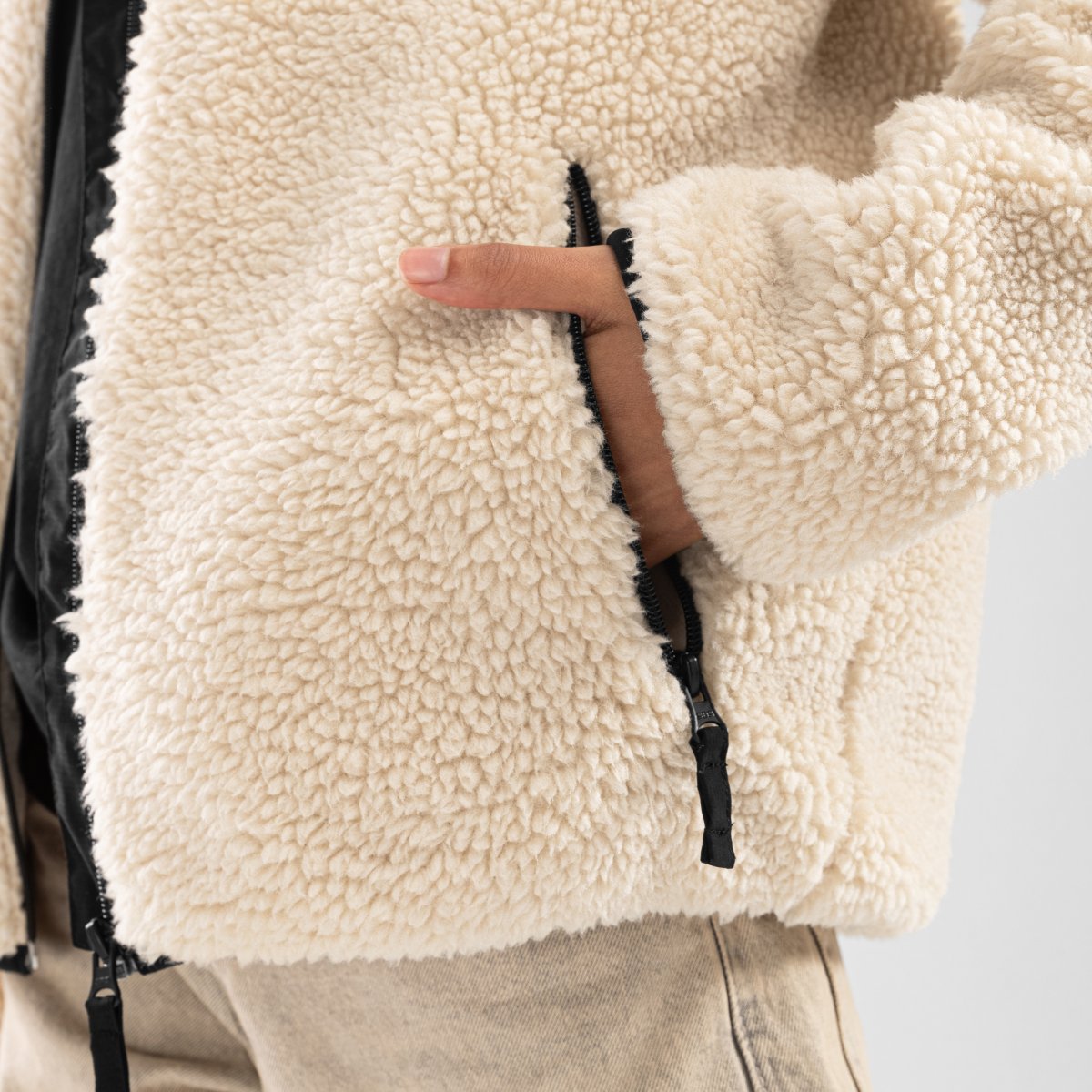 Imagen 4 de Chaqueta sherpa de mujer Levi-W Siroko - Marrón Marrón