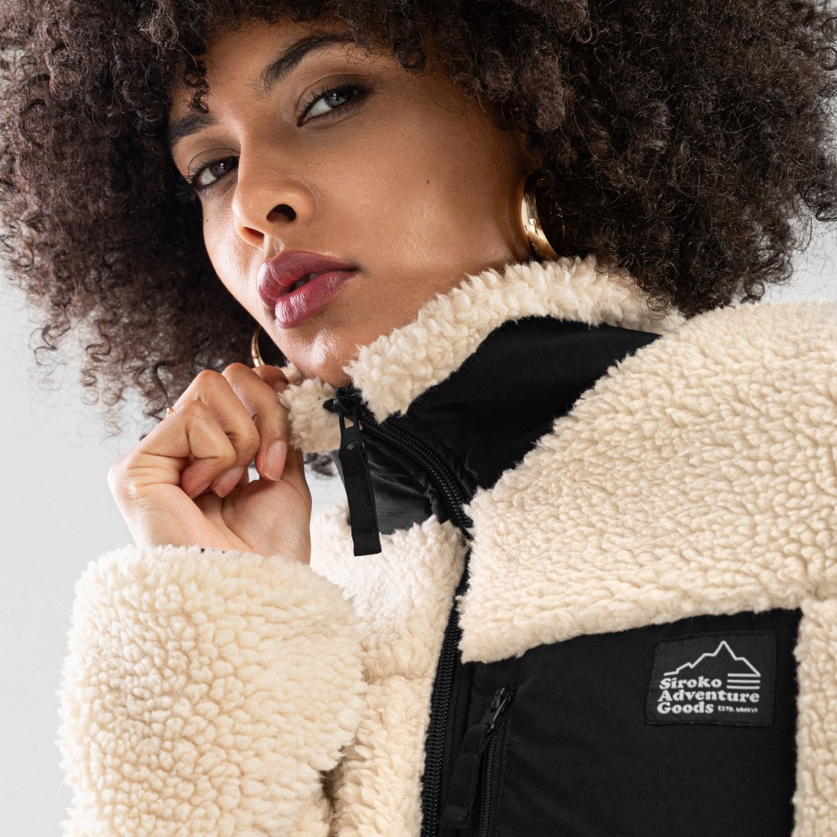 Imagen 5 de Chaqueta sherpa de mujer Levi-W Siroko - Marrón Marrón