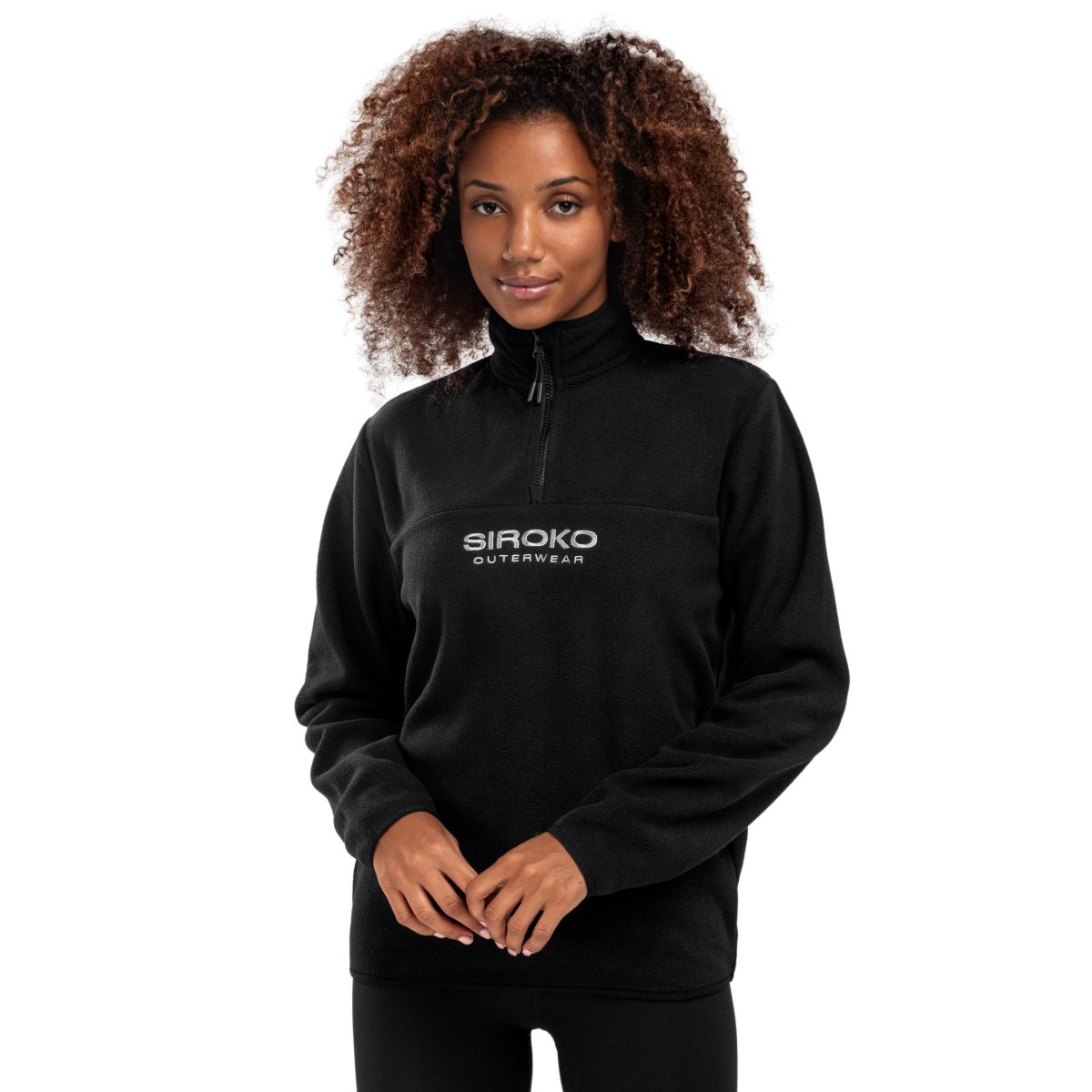 Polar grueso mujer Siroko - Negro Negro-1