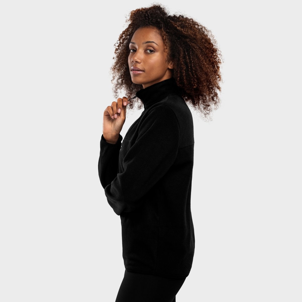Polar grueso mujer Siroko - Negro Negro-3