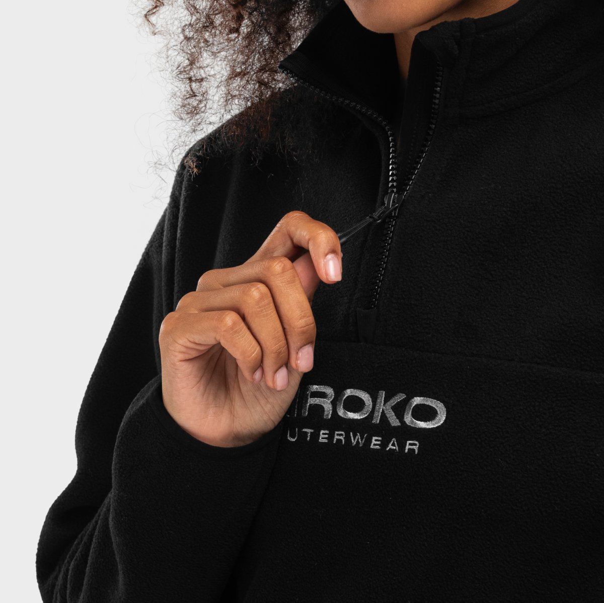 Polar grueso mujer Siroko - Negro Negro-6