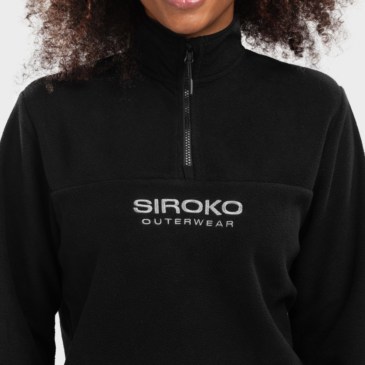 Polar grueso mujer Siroko - Negro Negro-7