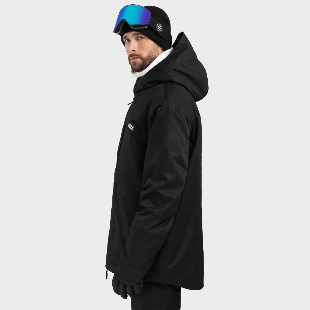 Imagen 3 de Chaqueta para snowboard/esquí hombre W4 Siroko - Negro Negro