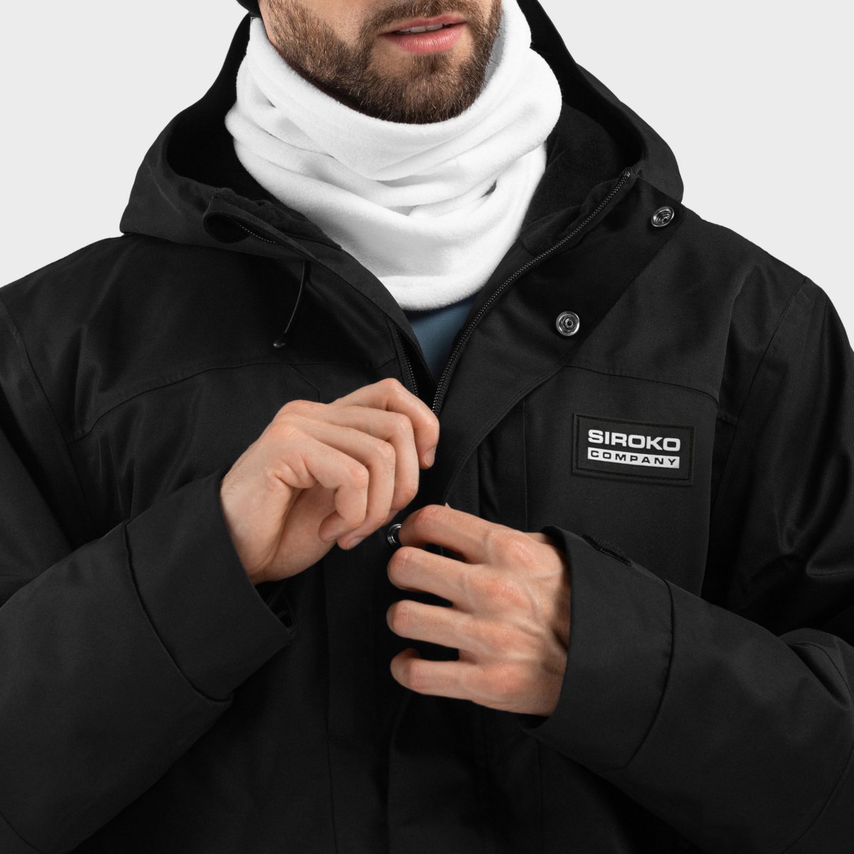 Imagen 5 de Chaqueta para snowboard/esquí hombre W4 Siroko - Negro Negro