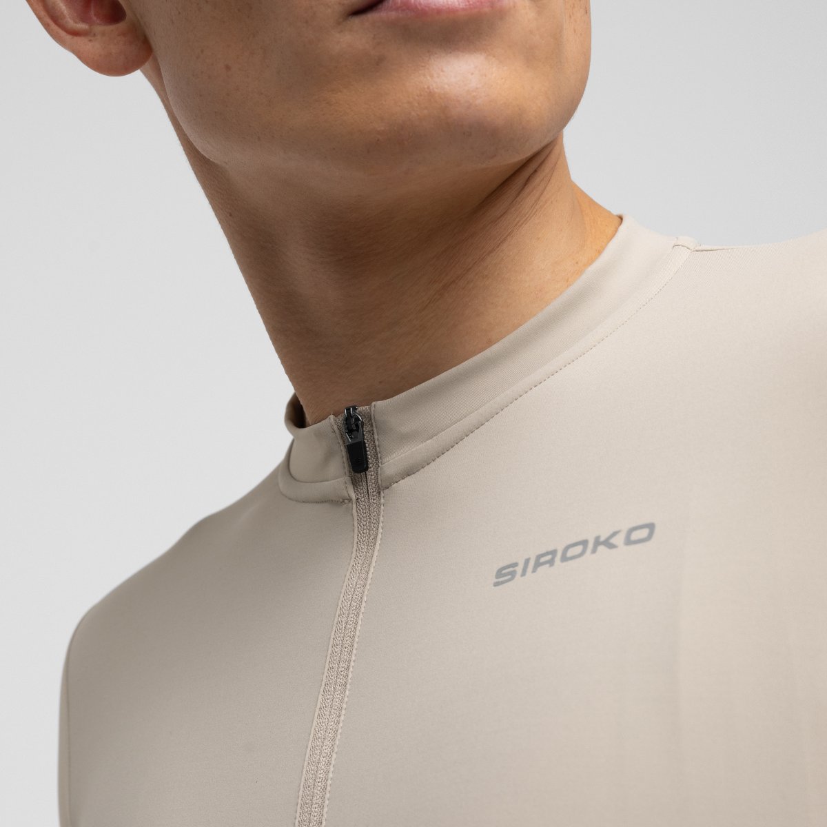 Maillot de gravel manga larga hombre GM3 Siroko - Marrón Marrón-5