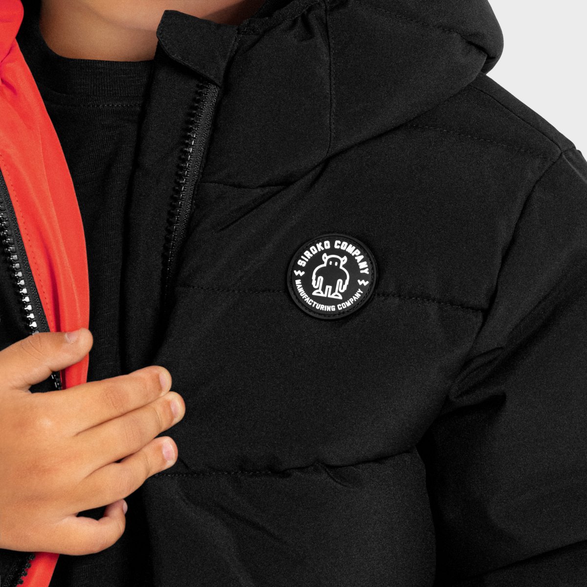 Chaqueta acolchada resistente al agua de niño Trend Siroko - Negro Negro-3