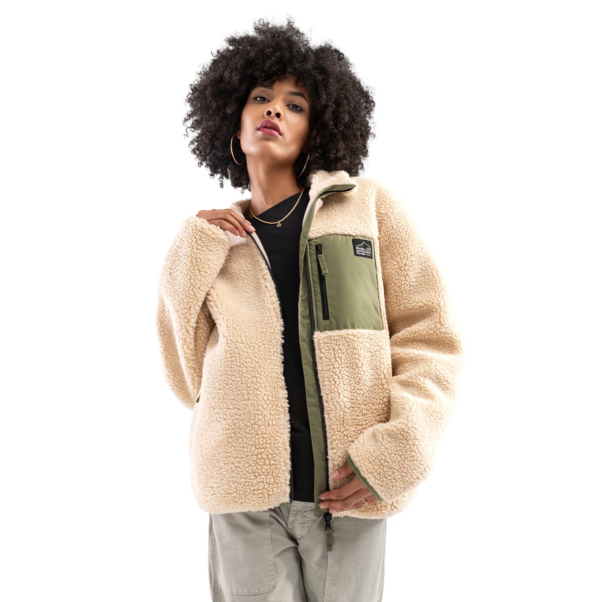 Imagen 1 de Chaqueta sherpa de mujer Walnut-W Siroko Marrón