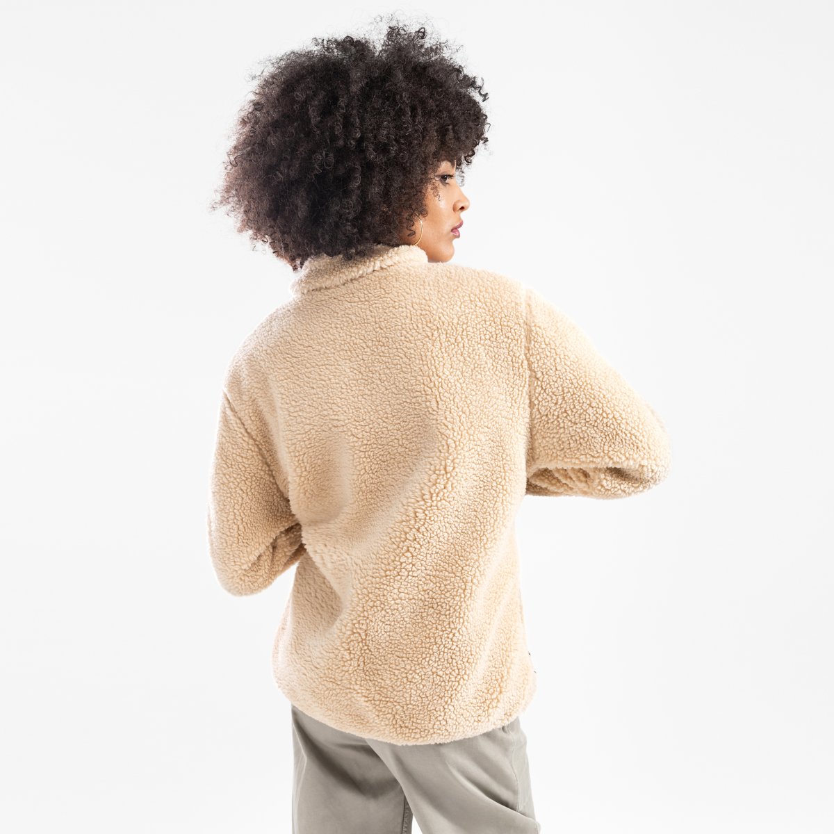 Imagen 2 de Chaqueta sherpa de mujer Walnut-W Siroko - Marrón Marrón