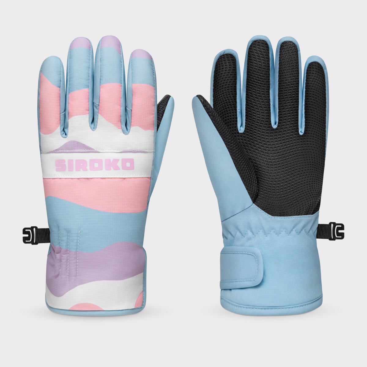 Guantes térmicos esquí niños Bubbles Siroko - Multicolor Multicolor-3