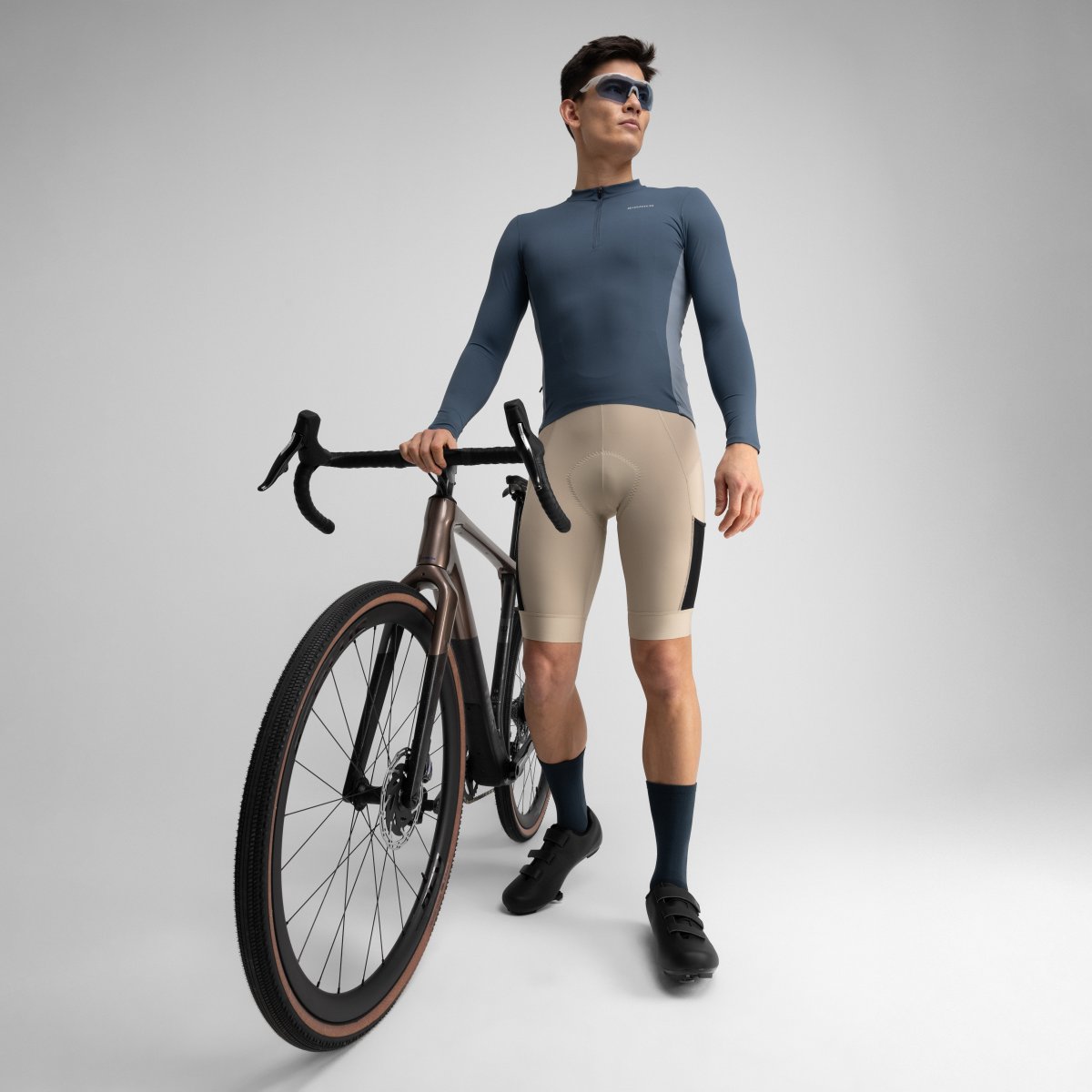 Maillot de gravel manga larga hombre GM3 Siroko - Azul Azul-3