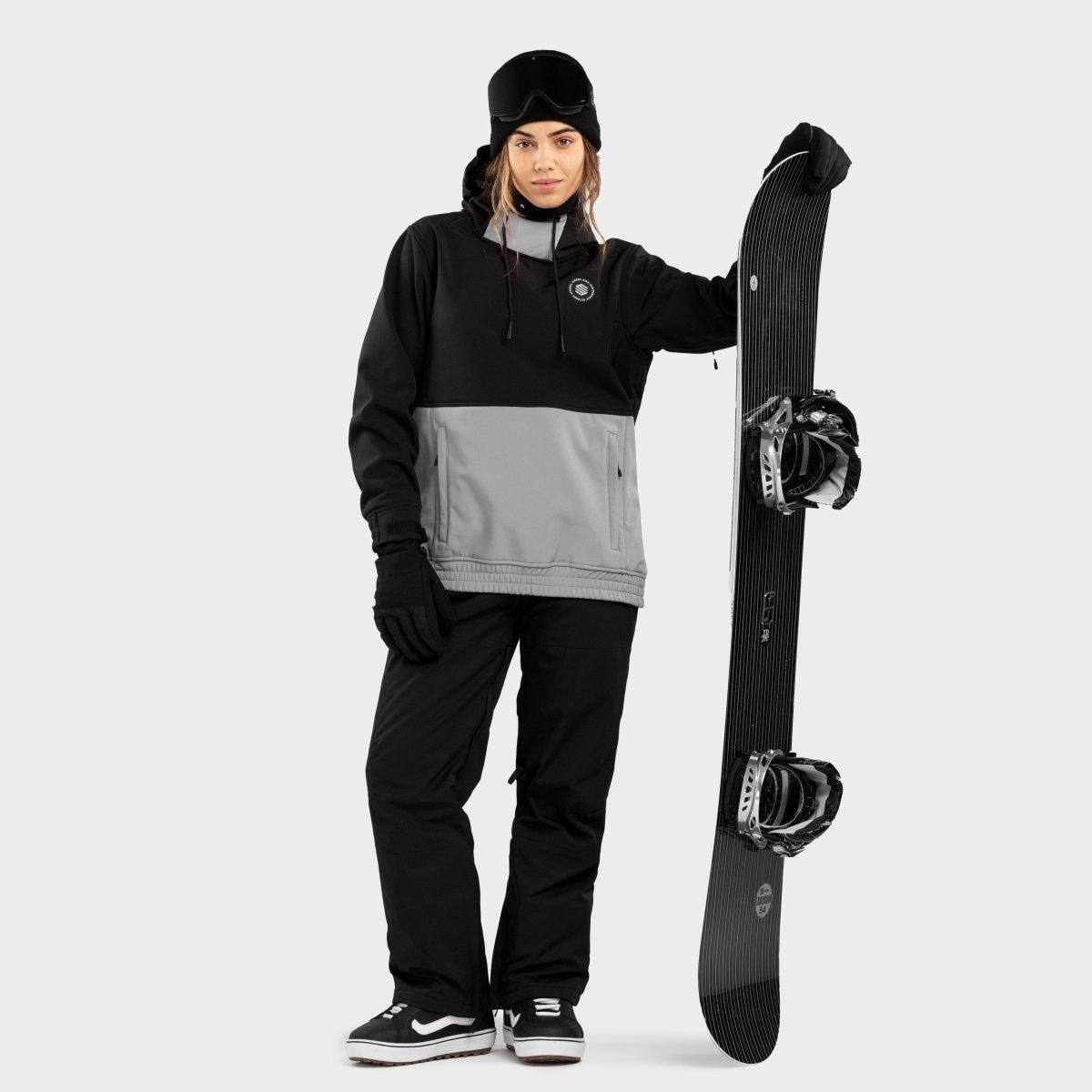 Chaqueta para snow y esquí de mujer W1-W Boardslide Siroko - Negro Negro-4