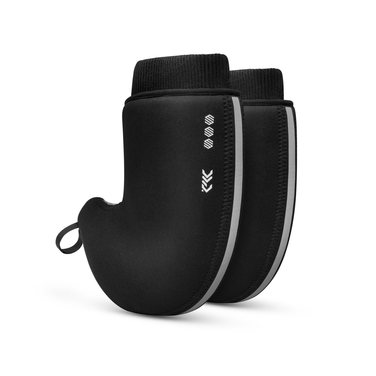 Manoplas para manillar bicicleta invierno DW Mitt Siroko - Negro Negro-1