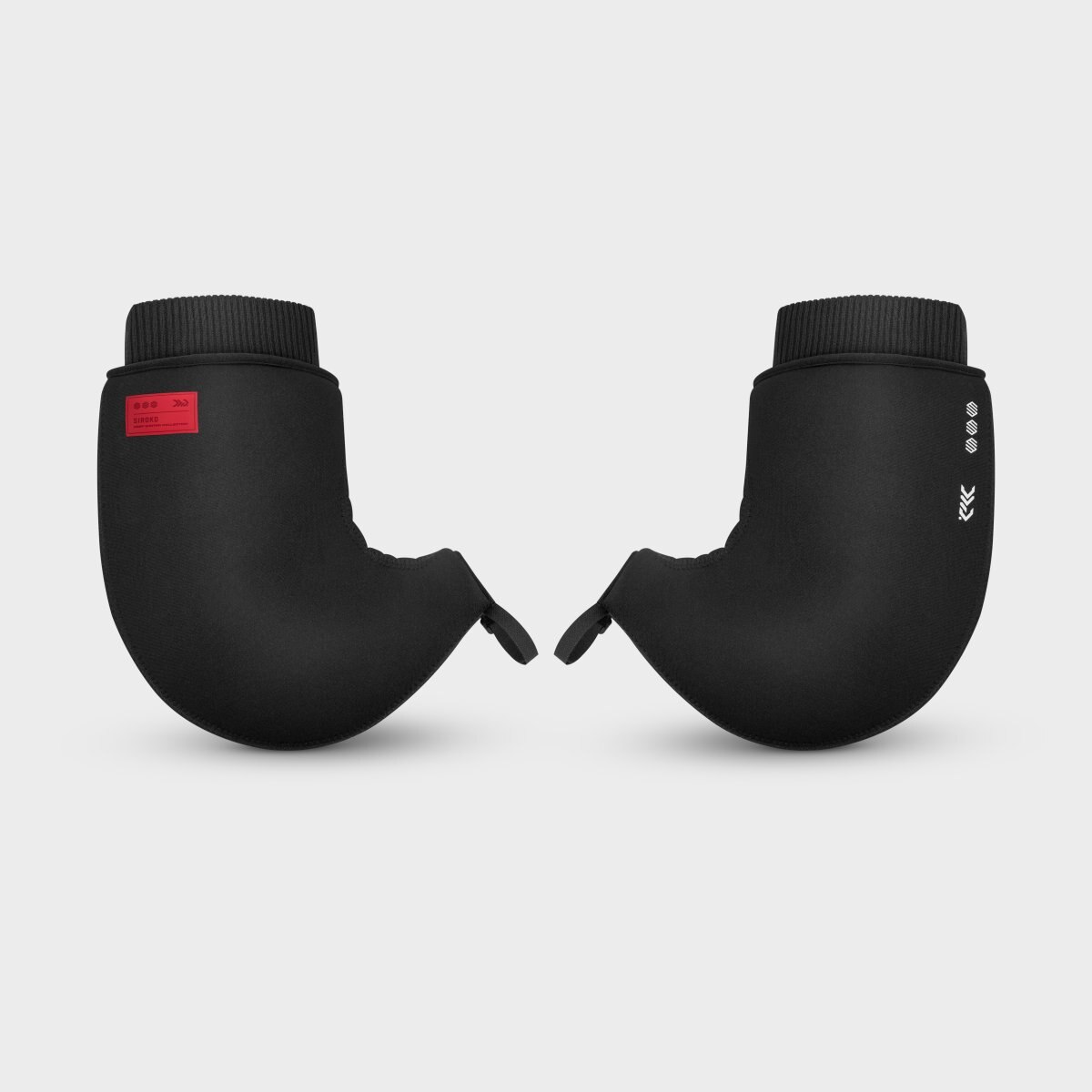 Manoplas para manillar bicicleta invierno DW Mitt Siroko - Negro Negro-4