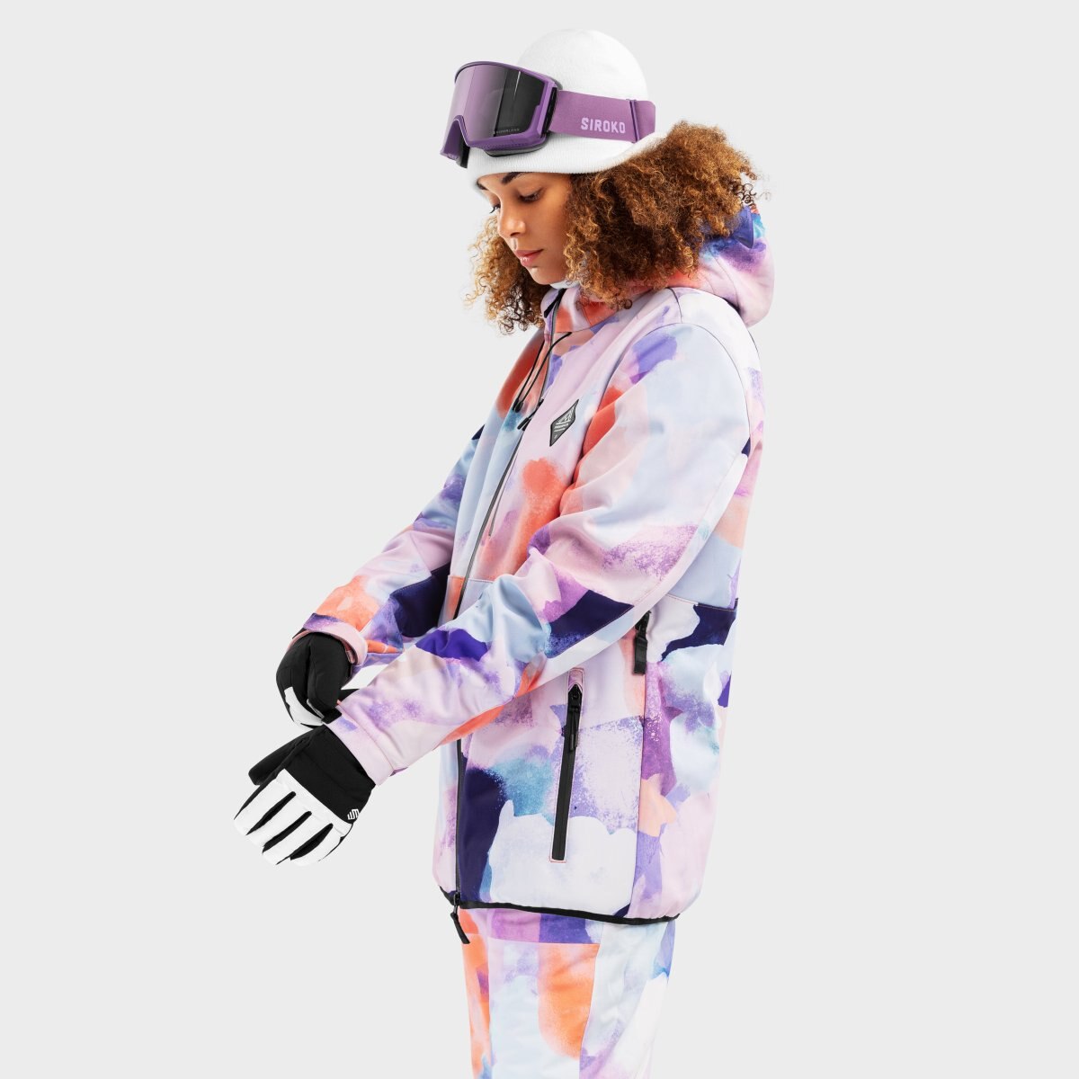 Chaqueta esquí y nieve mujer W2-W Chréa Siroko - Multicolor Multicolor-3