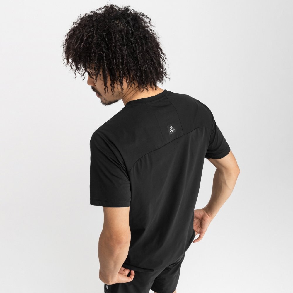 Camiseta manga corta montaña de hombre Cave Siroko - Negro Negro-2