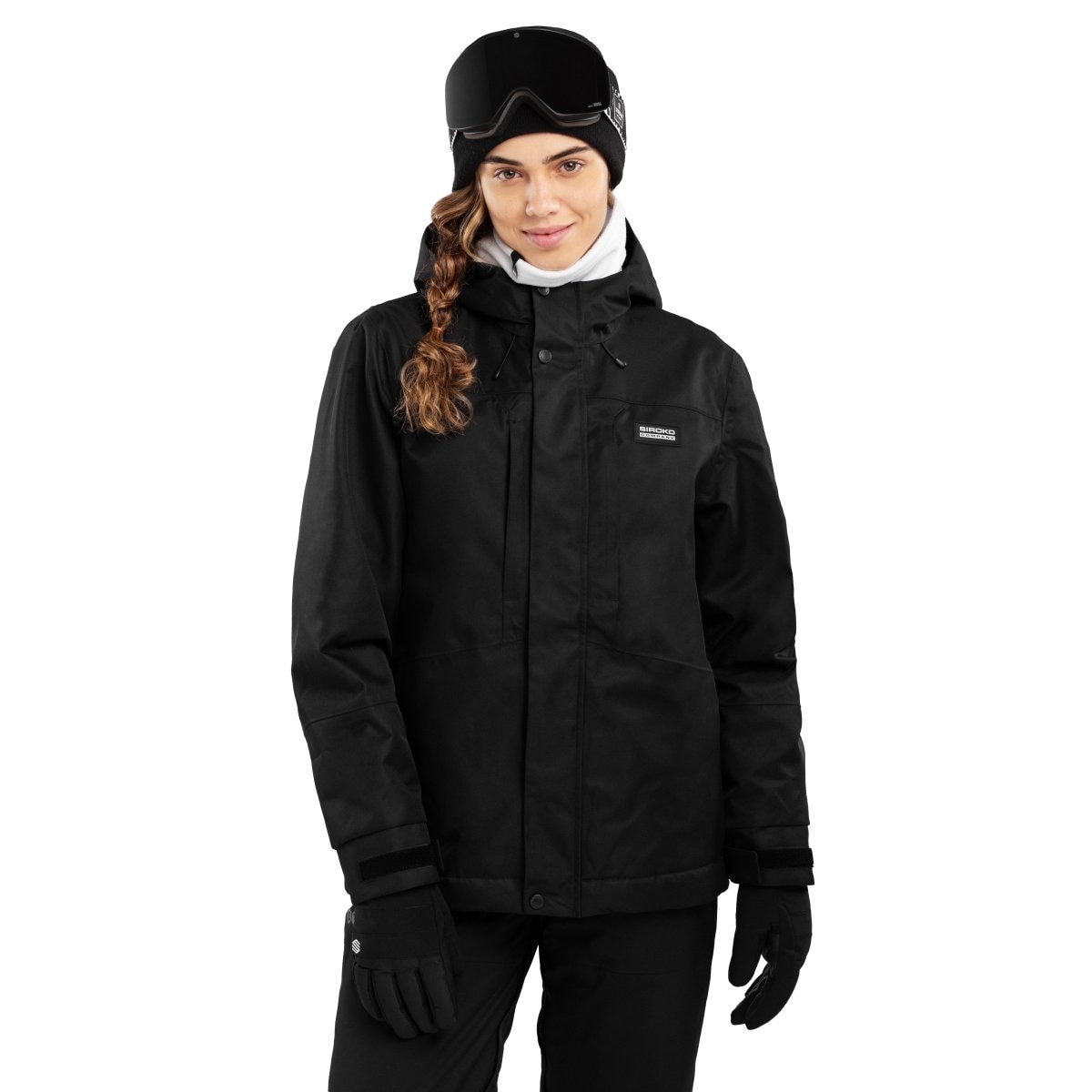 Siroko Chaqueta para snowboard/esquí mujer W4-W Negro