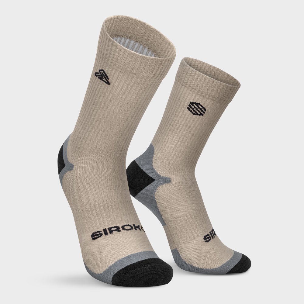 Imagen 0 de Calcetines de montaña caña alta unisex Addo Siroko Marrón