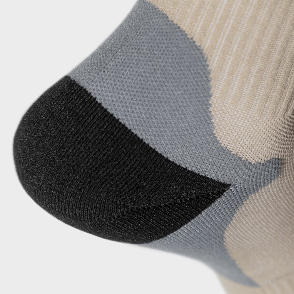 Calcetines de montaña caña alta unisex Addo Siroko - Marrón Marrón-3