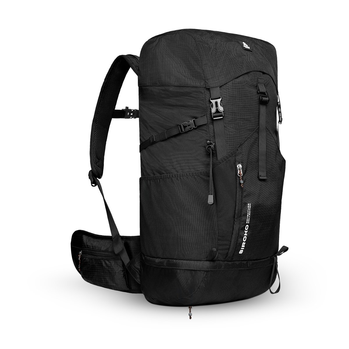 Mochila montaña 35L funda impermeable Weddell 35 Black Siroko