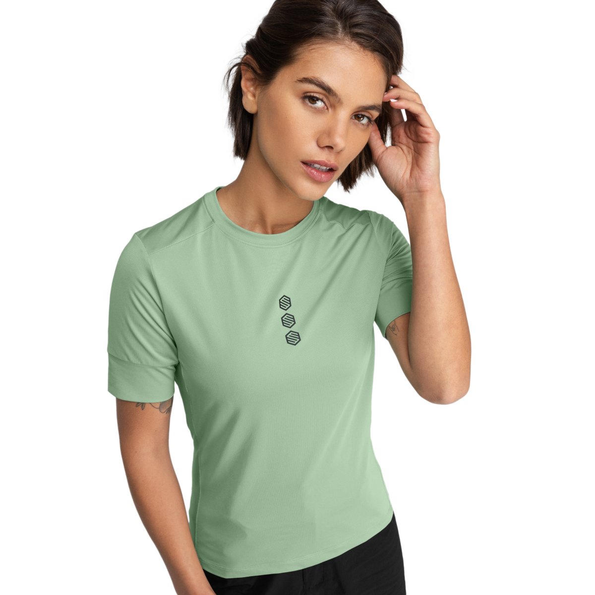 Siroko Camiseta de gravel mujer Morado