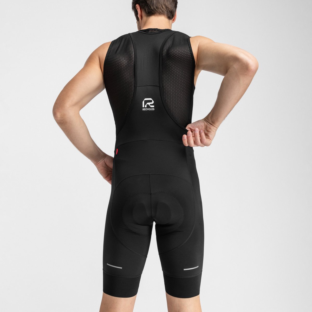 Culote corto reciclado ciclismo de hombre Malhao Siroko - Negro Negro-2