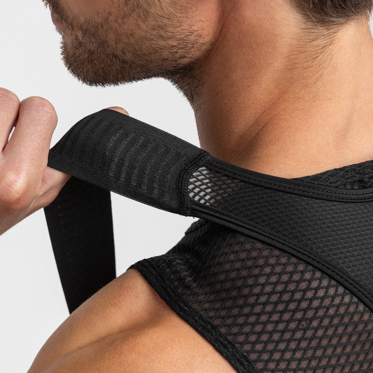 Culote corto reciclado ciclismo de hombre Malhao Siroko - Negro Negro-6