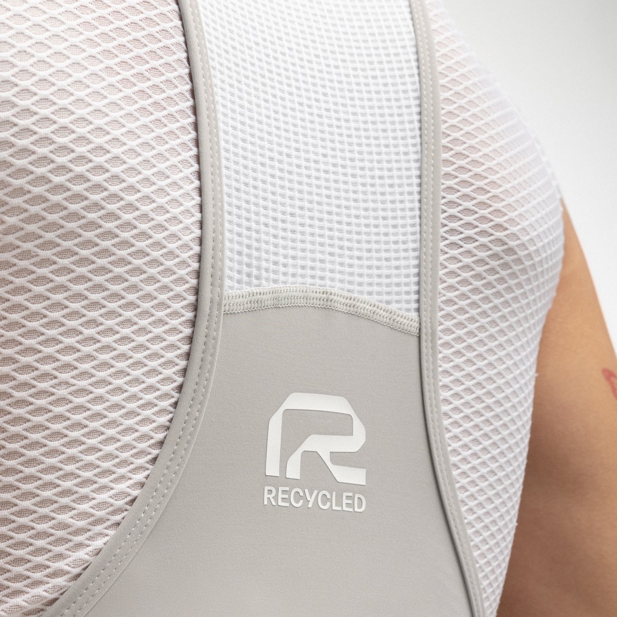 Culote corto reciclado ciclismo de mujer Sía Siroko Gris Gris-5
