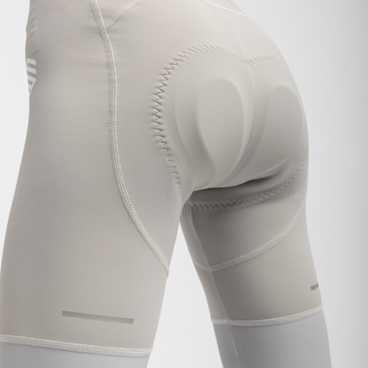 Culote corto reciclado ciclismo de mujer Sía Siroko Gris Gris-6
