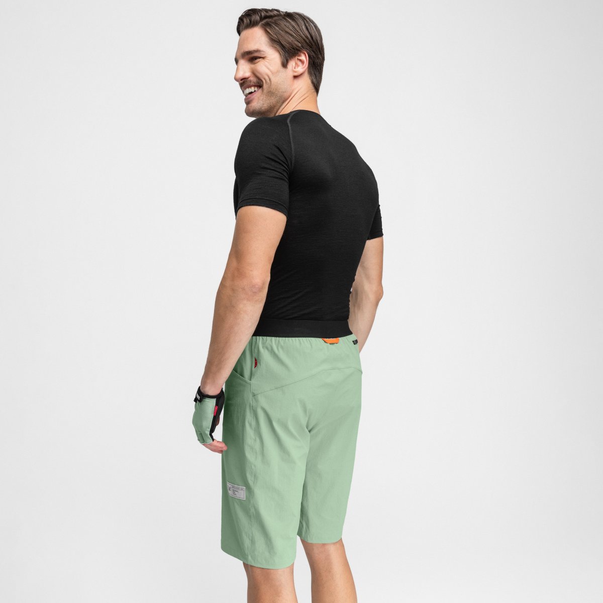 Bermuda gravel de hombre Gravel-Short Siroko - Verde claro Verde claro-2