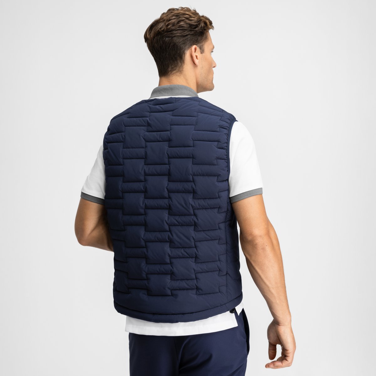 Chaleco golf insulado hombre Royal Siroko - Azul marino Azul marino-2