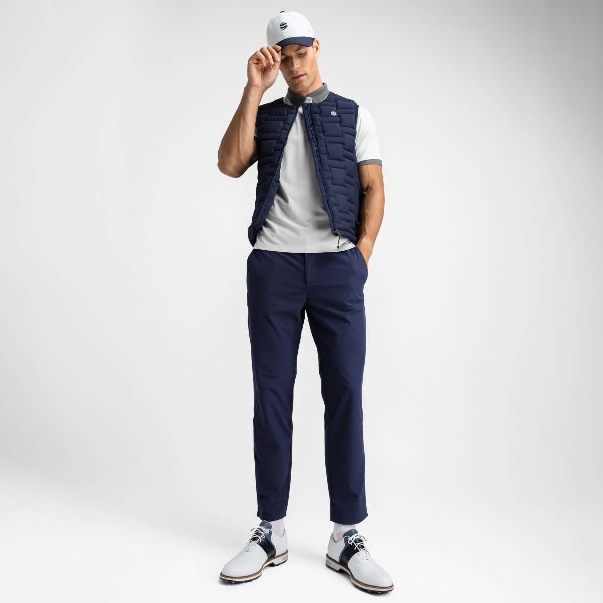 Chaleco golf insulado hombre Royal Siroko - Azul marino Azul marino-3