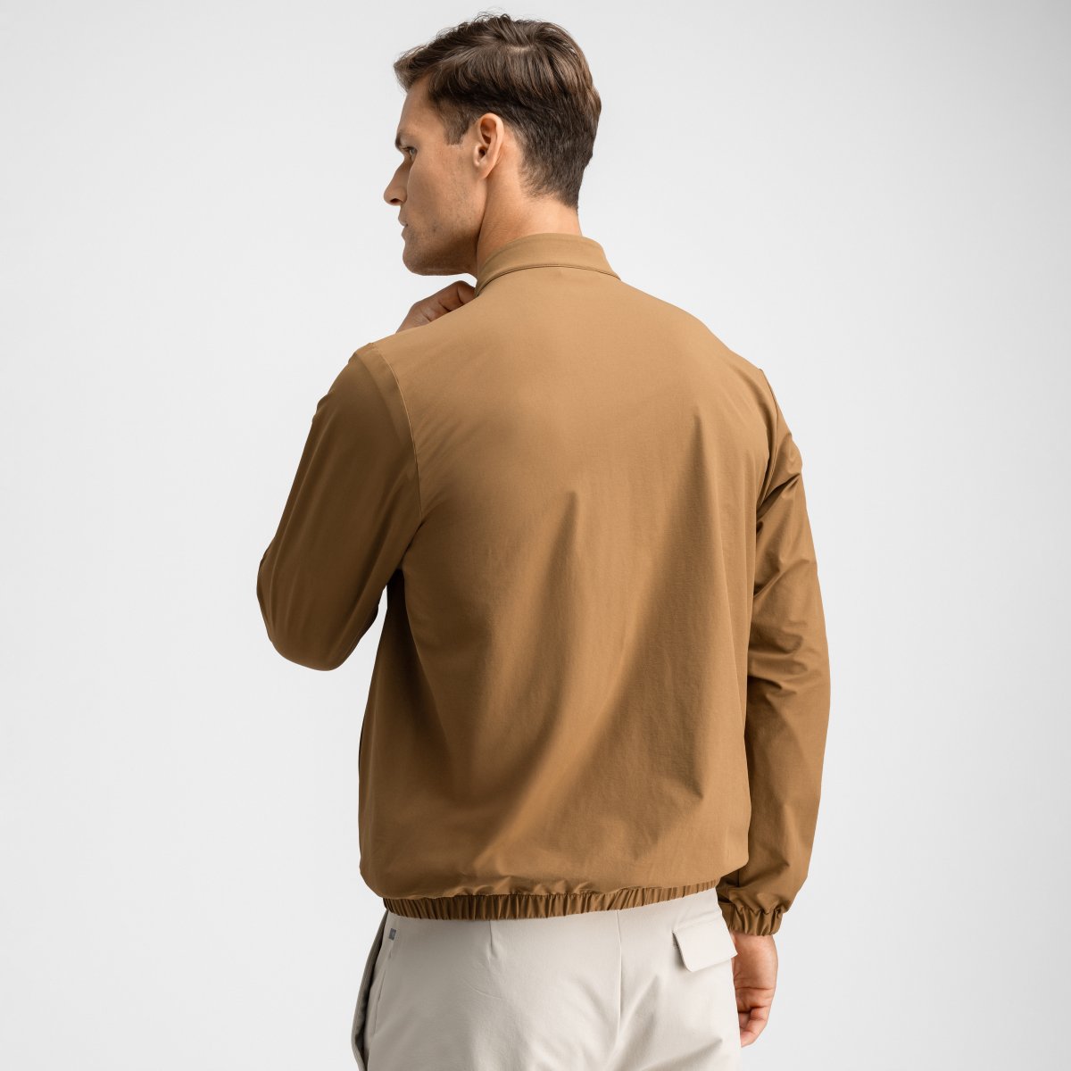 Chaqueta de lluvia golf hombre Muirfield Siroko - Mostaza Mostaza-2