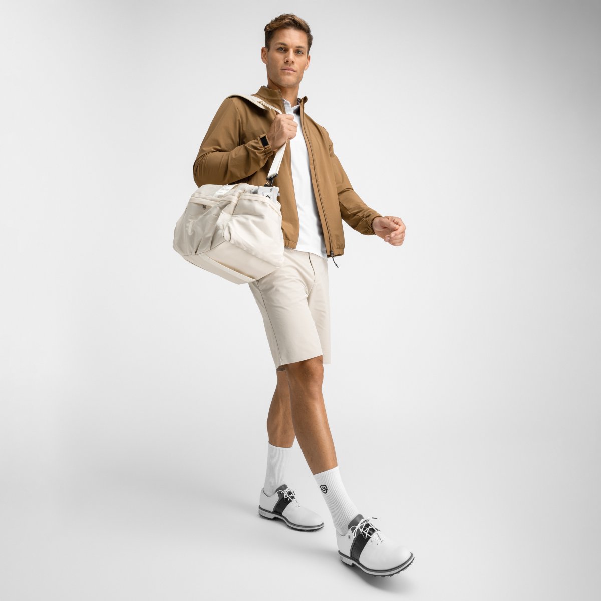 Chaqueta de lluvia golf hombre Muirfield Siroko - Mostaza Mostaza-3