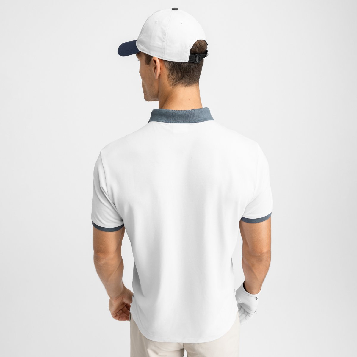Polo piqué golf hombre Pinehurst Siroko - Blanco Blanco-2