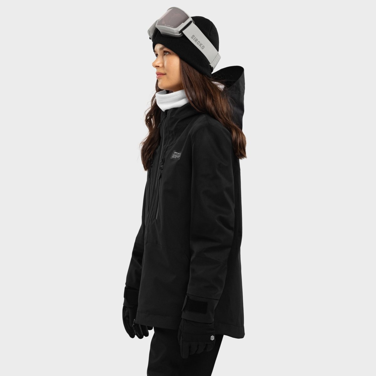 Chaqueta para snow y esquí de mujer W5-W Nix Siroko - Negro Negro-3