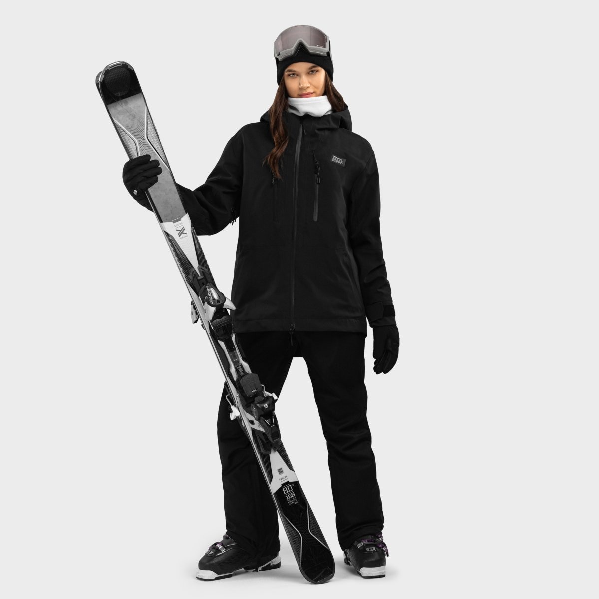 Chaqueta para snow y esquí de mujer W5-W Nix Siroko - Negro Negro-4