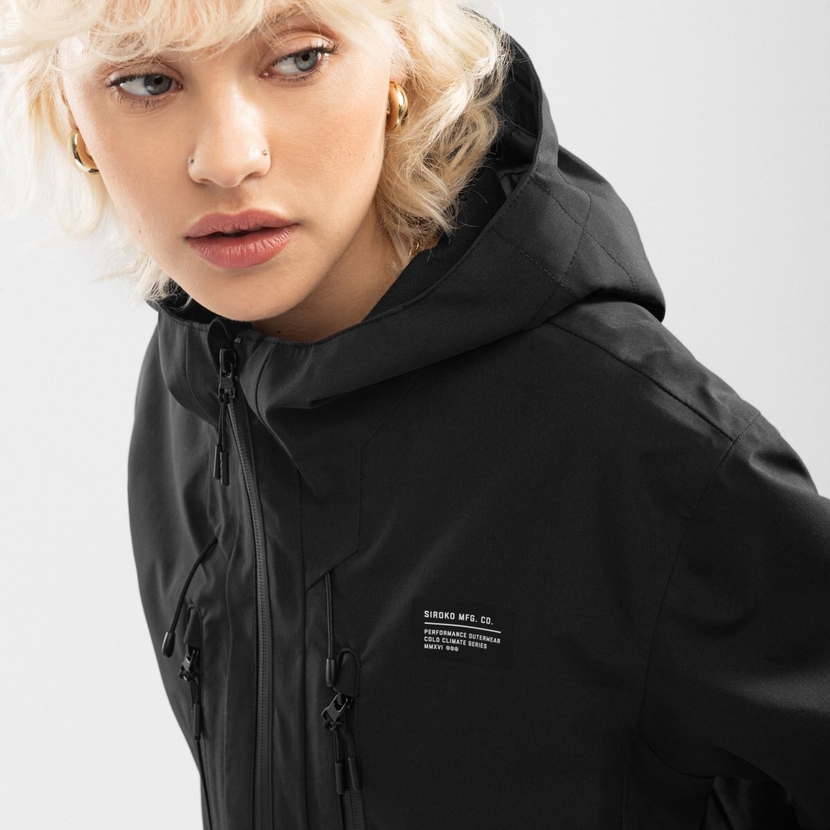 Chaqueta de mujer W5-W Nix LF Siroko - Negro Negro-4