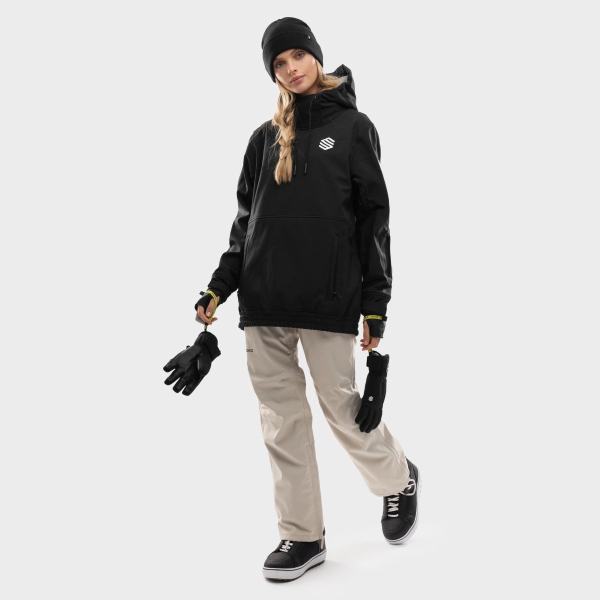 Chaqueta para snowboard/esquí mujer W1-W Siroko - Negro Negro-3