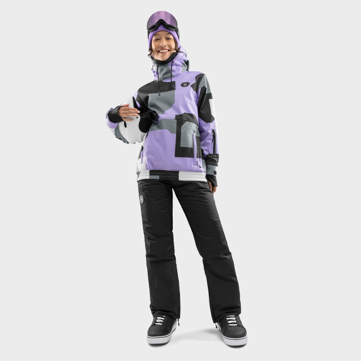 Imagen 3 de Chaqueta para snowboard/esquí mujer W1-W Siroko - Rosa Rosa