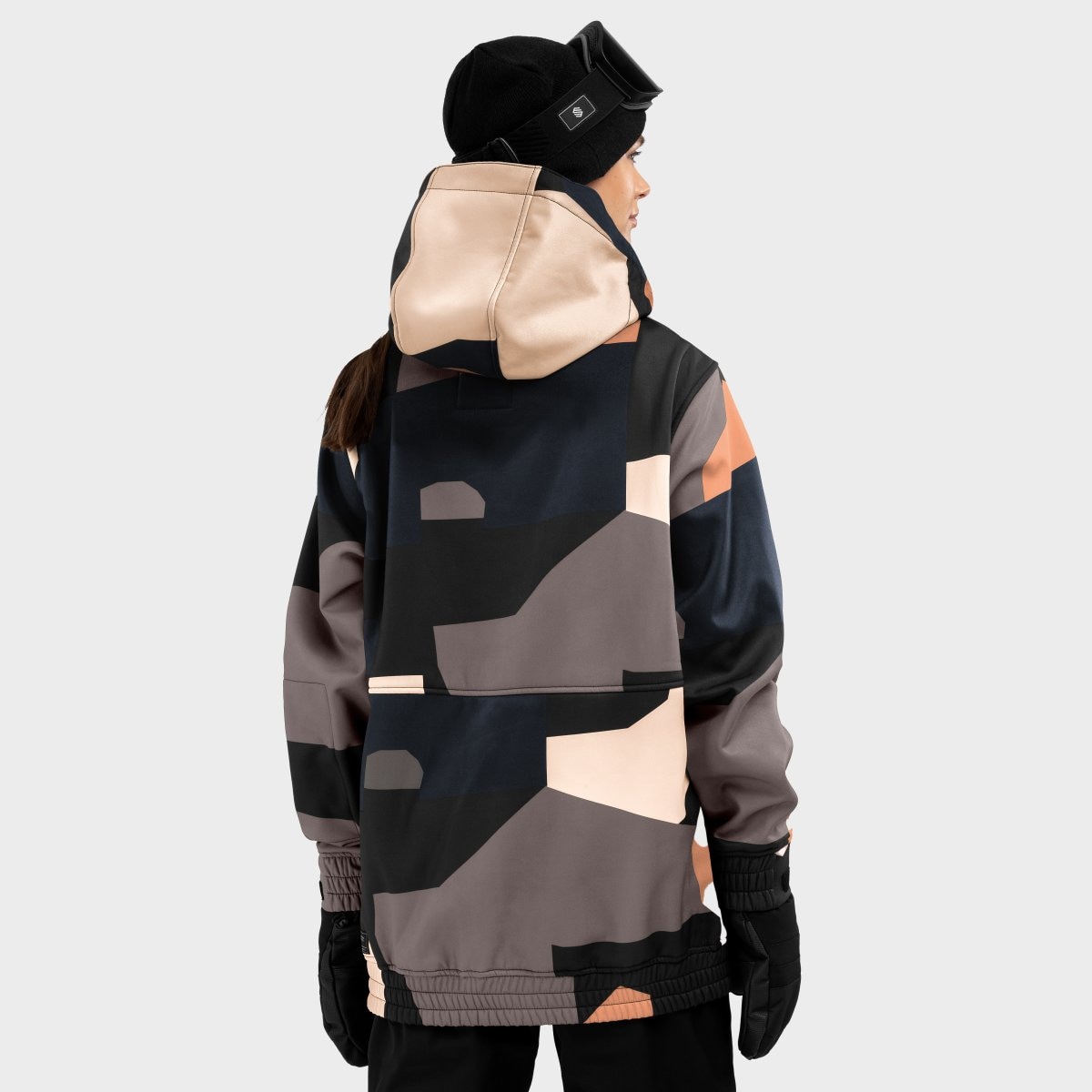 Chaqueta para snowboard/esquí mujer W1-W Siroko - Marrón Marrón-2