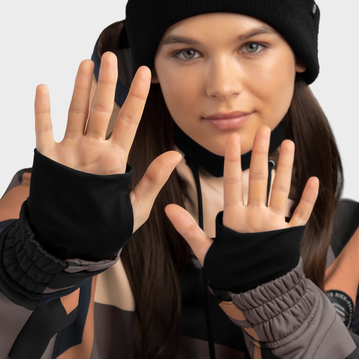 Chaqueta para snowboard/esquí mujer W1-W Siroko - Marrón Marrón-4