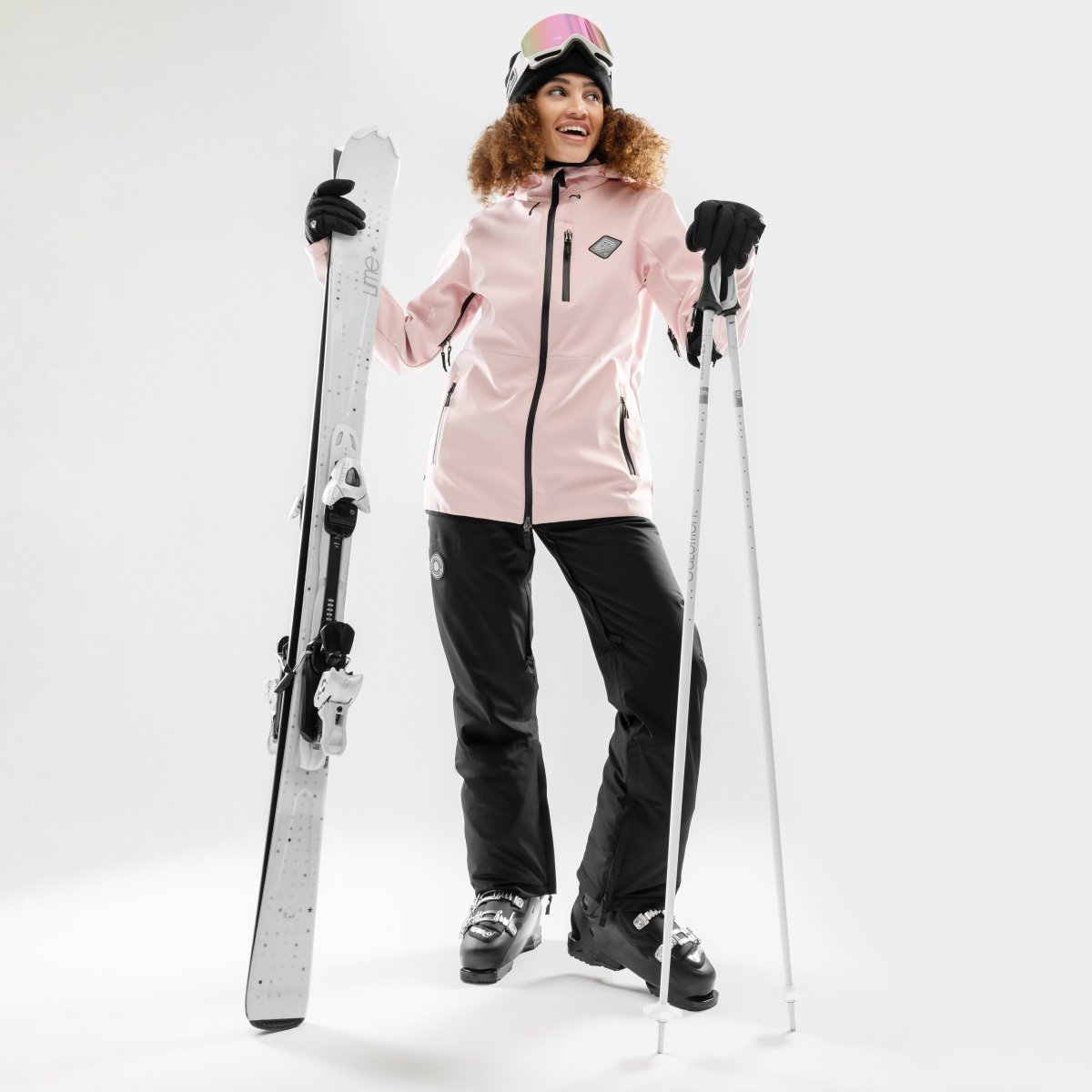 Imagen 3 de Chaqueta esquí y nieve mujer W2-W Pastel Siroko - Rosa Rosa