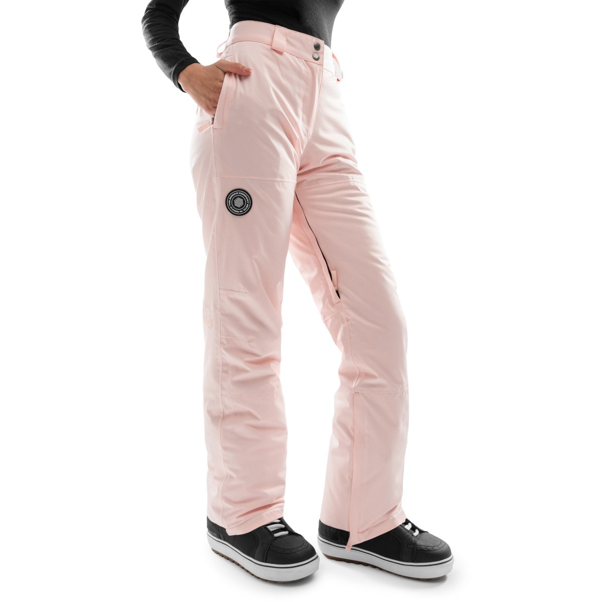 Pantalón de nieve mujer P1-W Siroko - Rosa claro Rosa claro-1