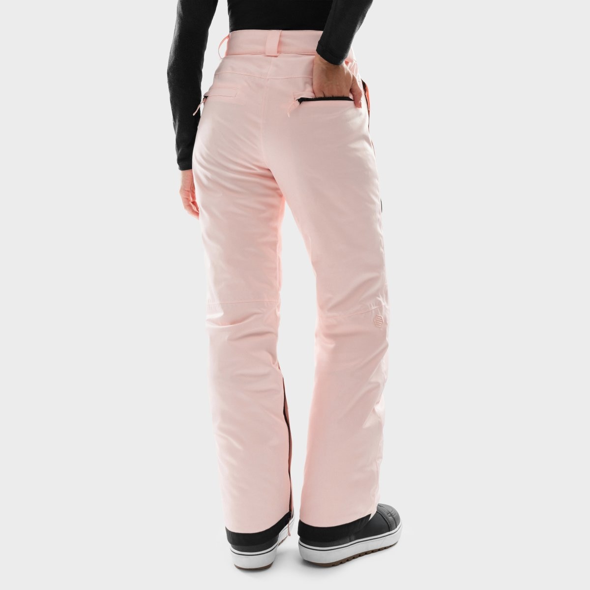 Pantalón de nieve mujer P1-W Siroko - Rosa claro Rosa claro-2