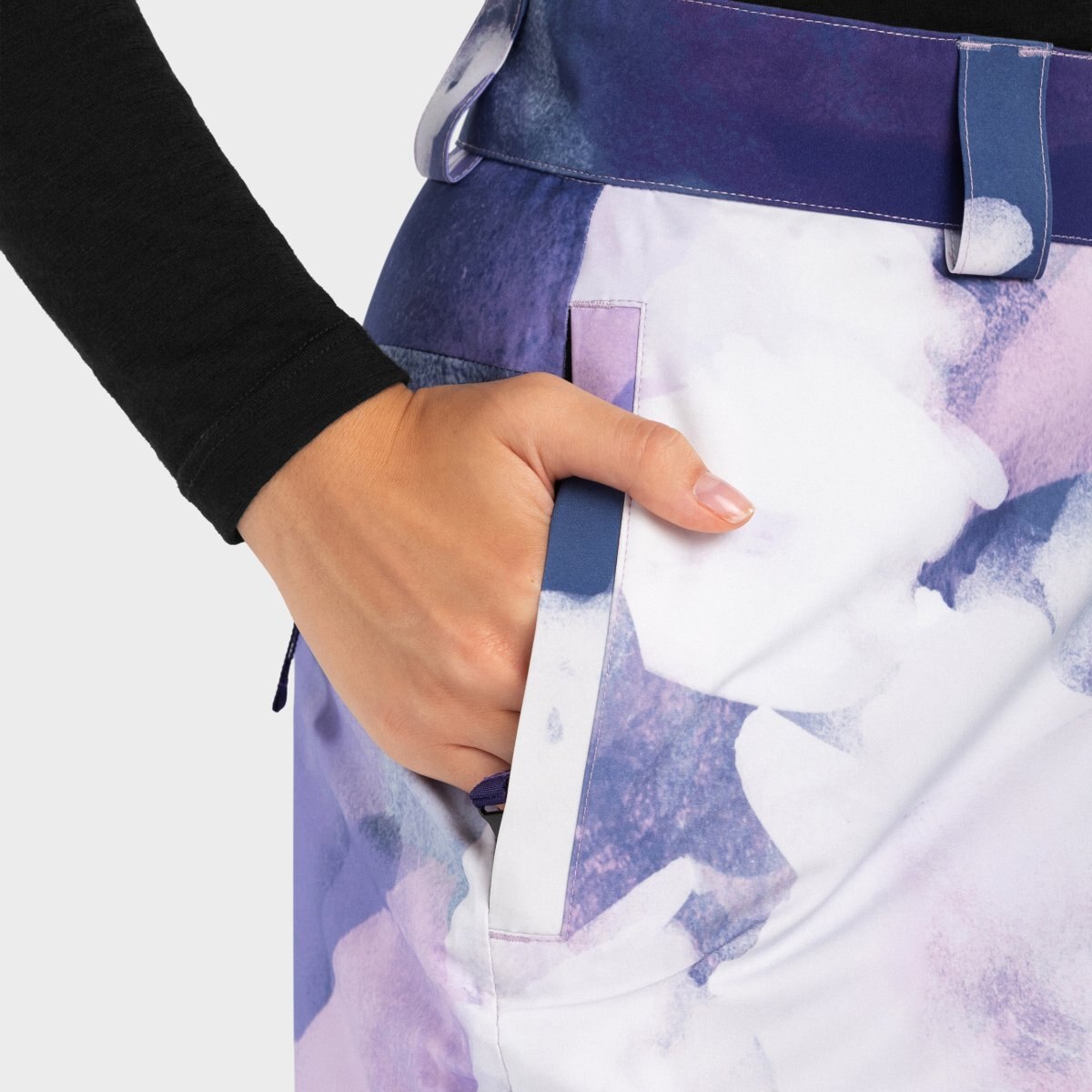 Pantalón de nieve mujer P1-W Siroko - Morado Morado-5