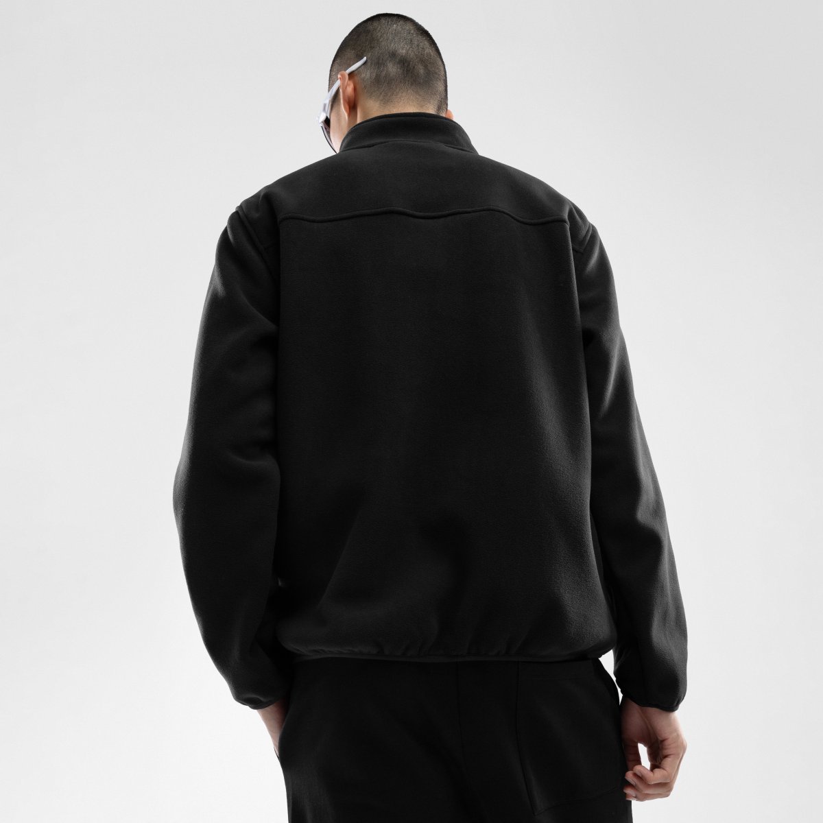 Polar grueso con botones de hombre Stowe Siroko - Negro Negro-2
