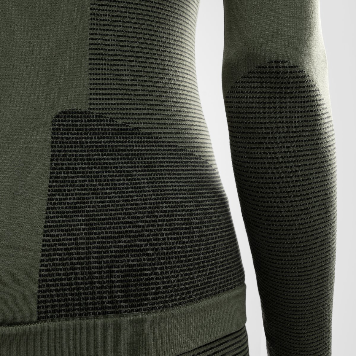 Imagen 5 de Camiseta interior compresiva esquí y nieve hombre Pretzel Siroko - Verde Verde