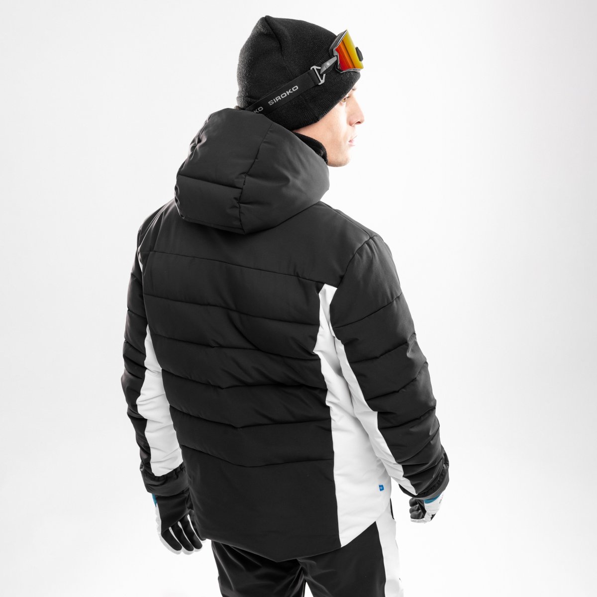 Chaqueta de esquí de hombre W7 Crans-Montana Siroko - Negro Negro-2
