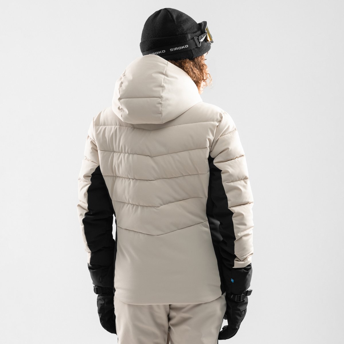 Chaqueta de esquí de mujer W7-W Ylläs Siroko - Marrón Marrón-2