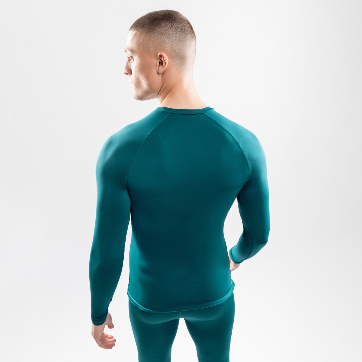 Imagen 2 de Camiseta interior esquí y nieve hombre Chasseral Siroko - Verde Verde